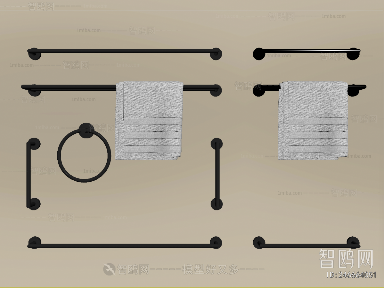 Modern Bathroom Rack