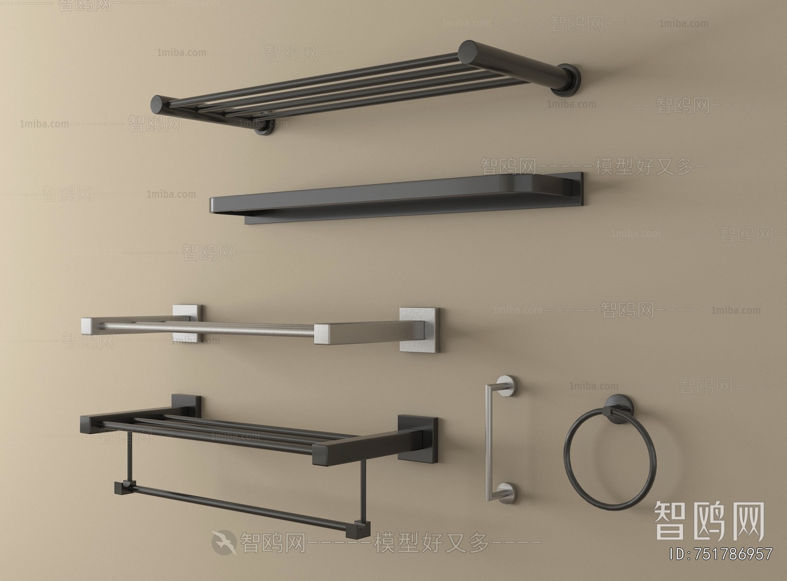 Modern Bathroom Rack