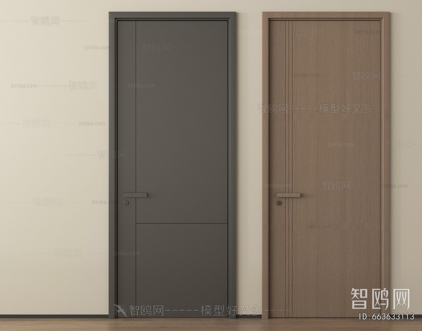 Modern Single Door