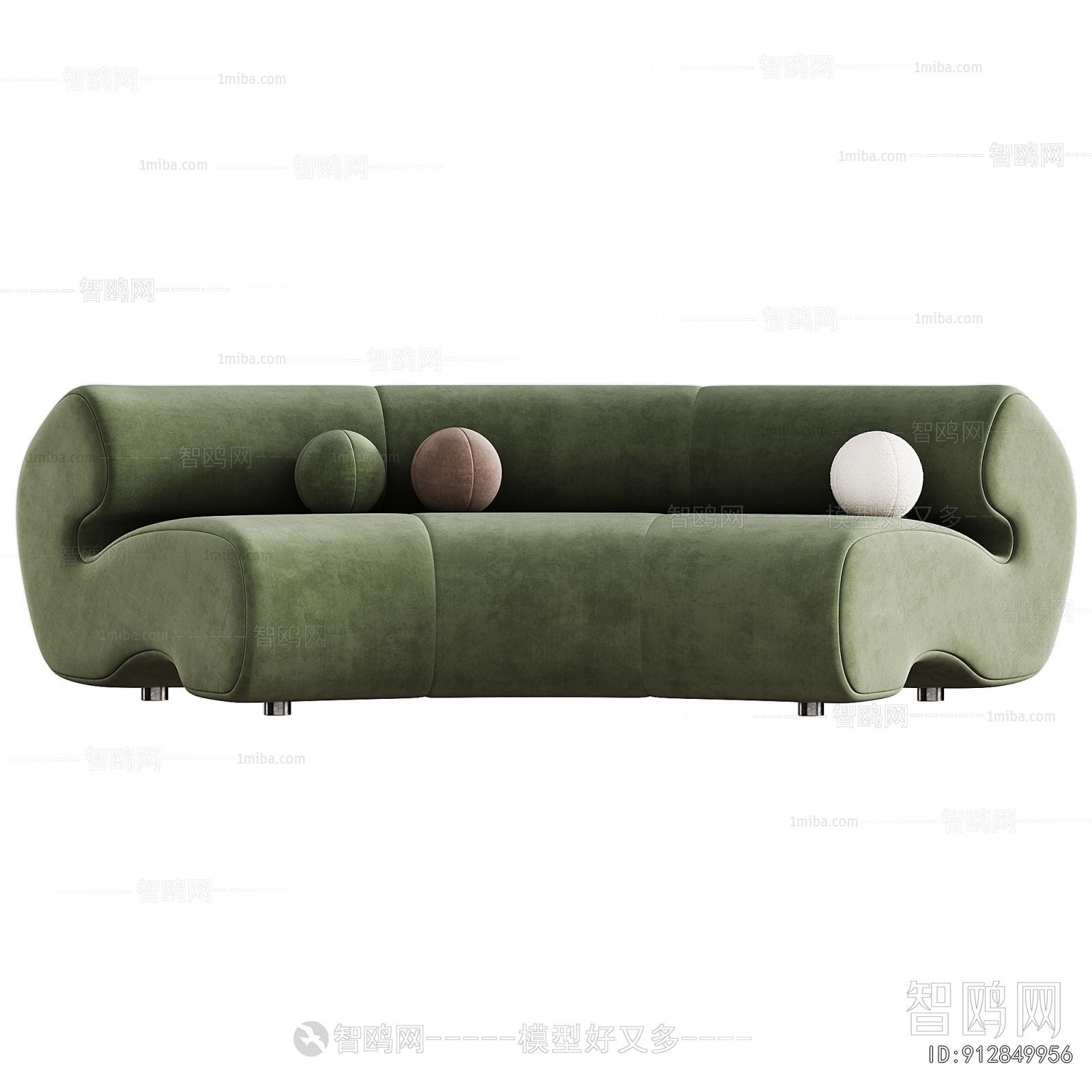 Modern Curved Sofa