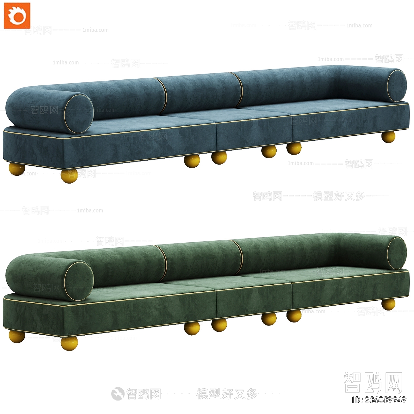 Modern Multi Person Sofa