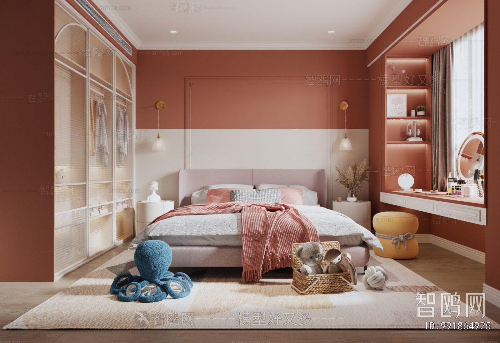 French Style Girl's Room Daughter's Room