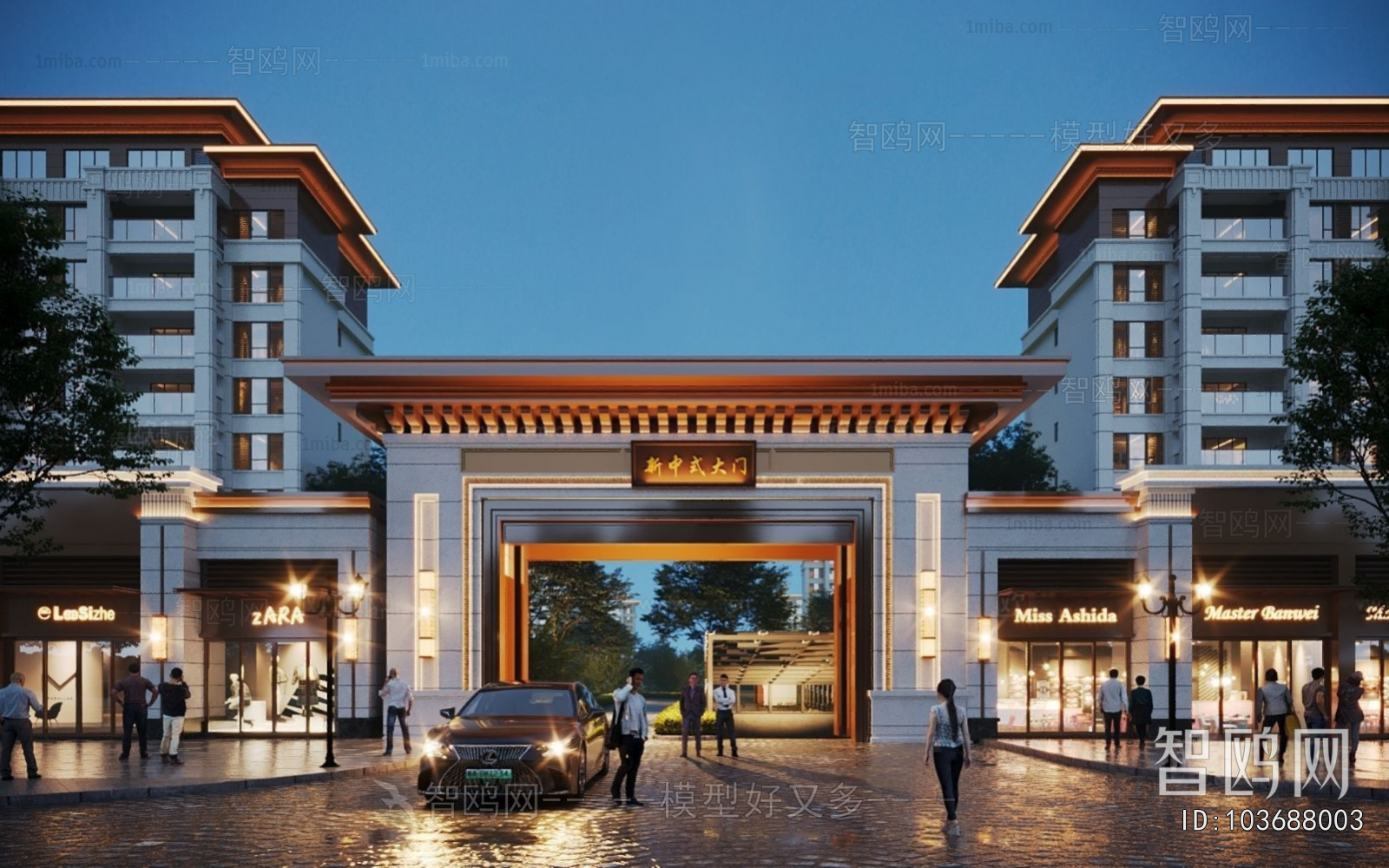 New Chinese Style Facade Element