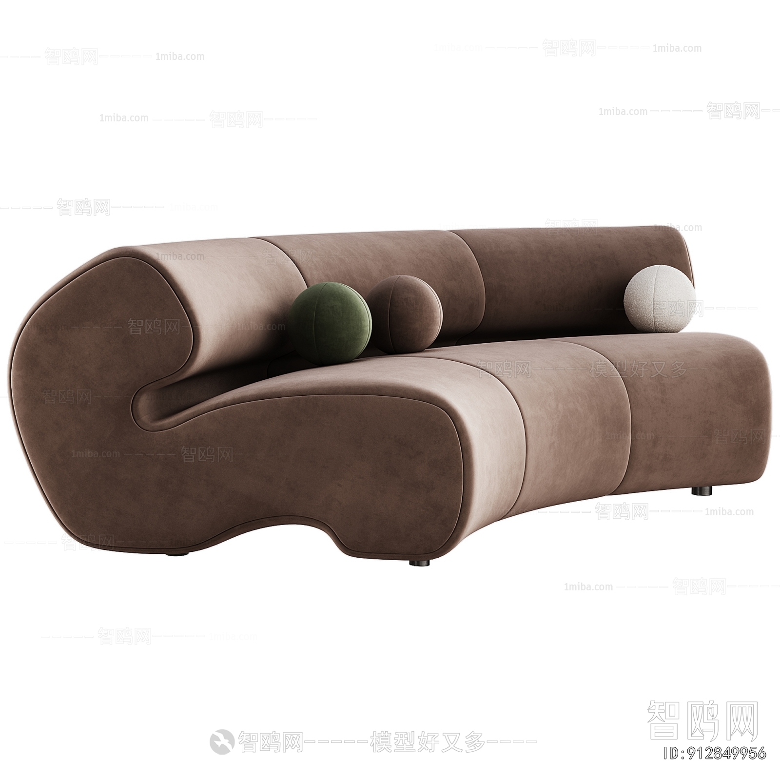 Modern Curved Sofa