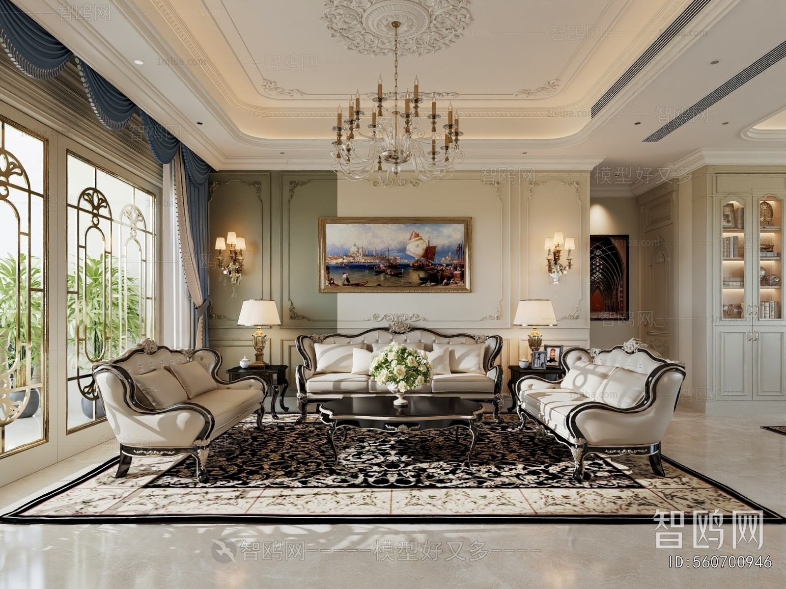 French Style A Living Room