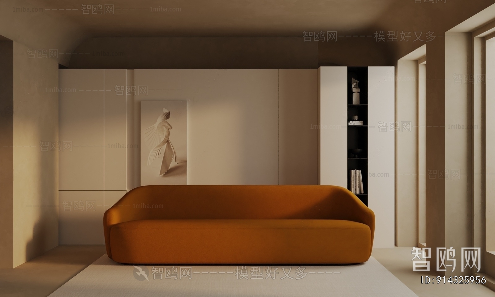 Wabi-sabi Style A Living Room