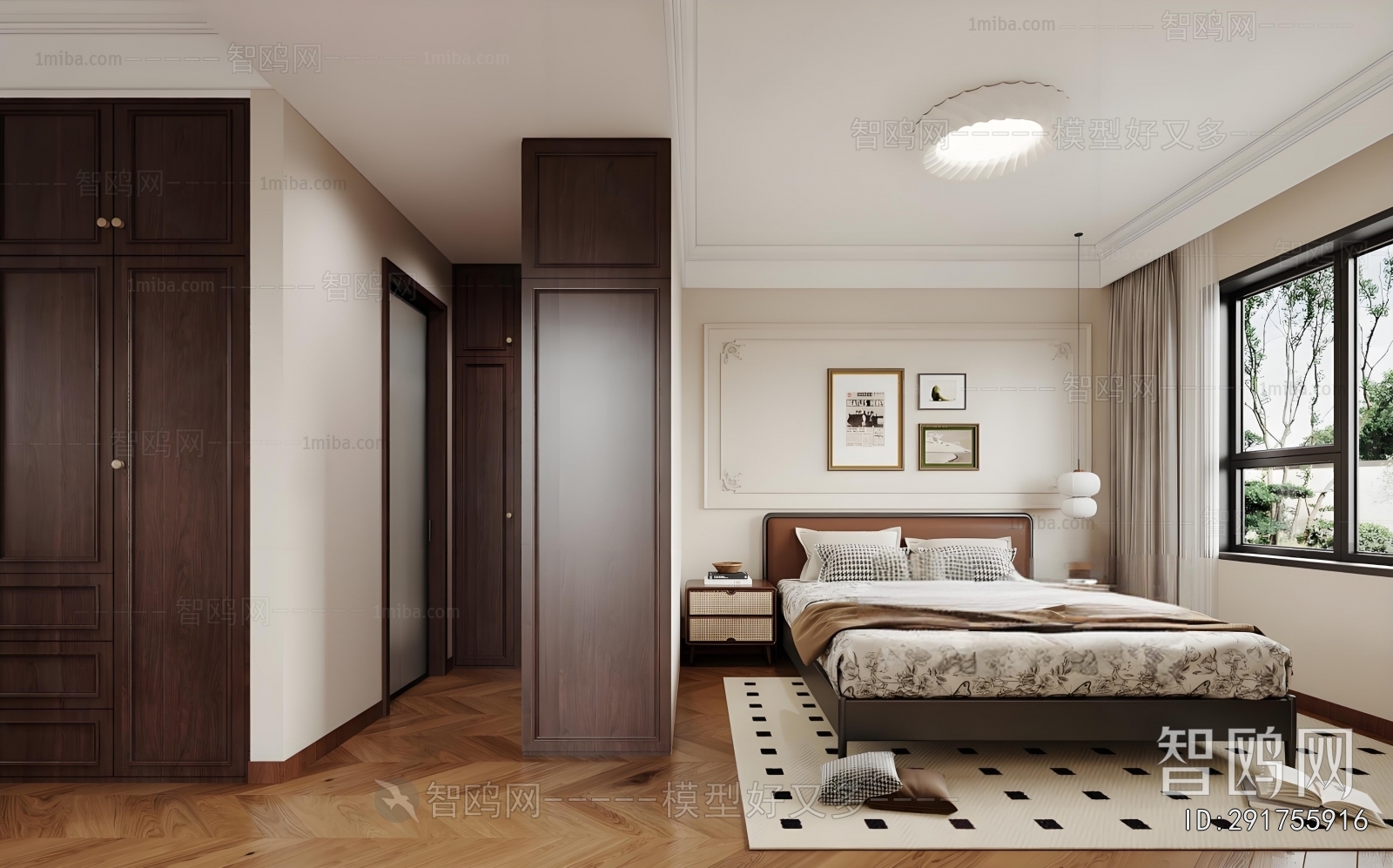 American Style Clothes Storage Area