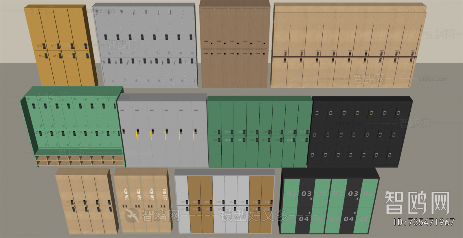 Modern Public Cabinet/lock Cabinet