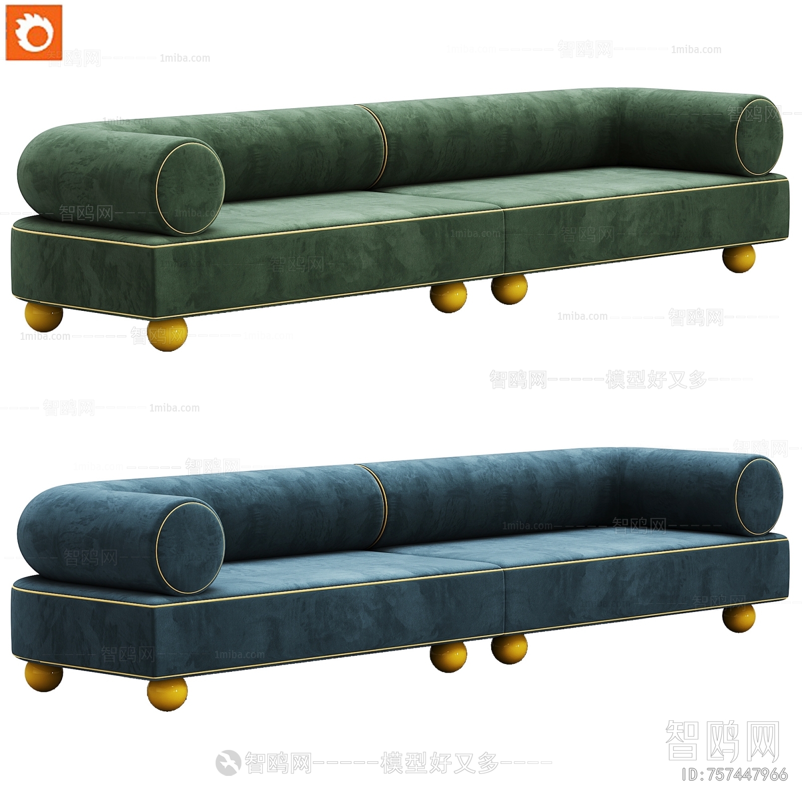 Modern Multi Person Sofa