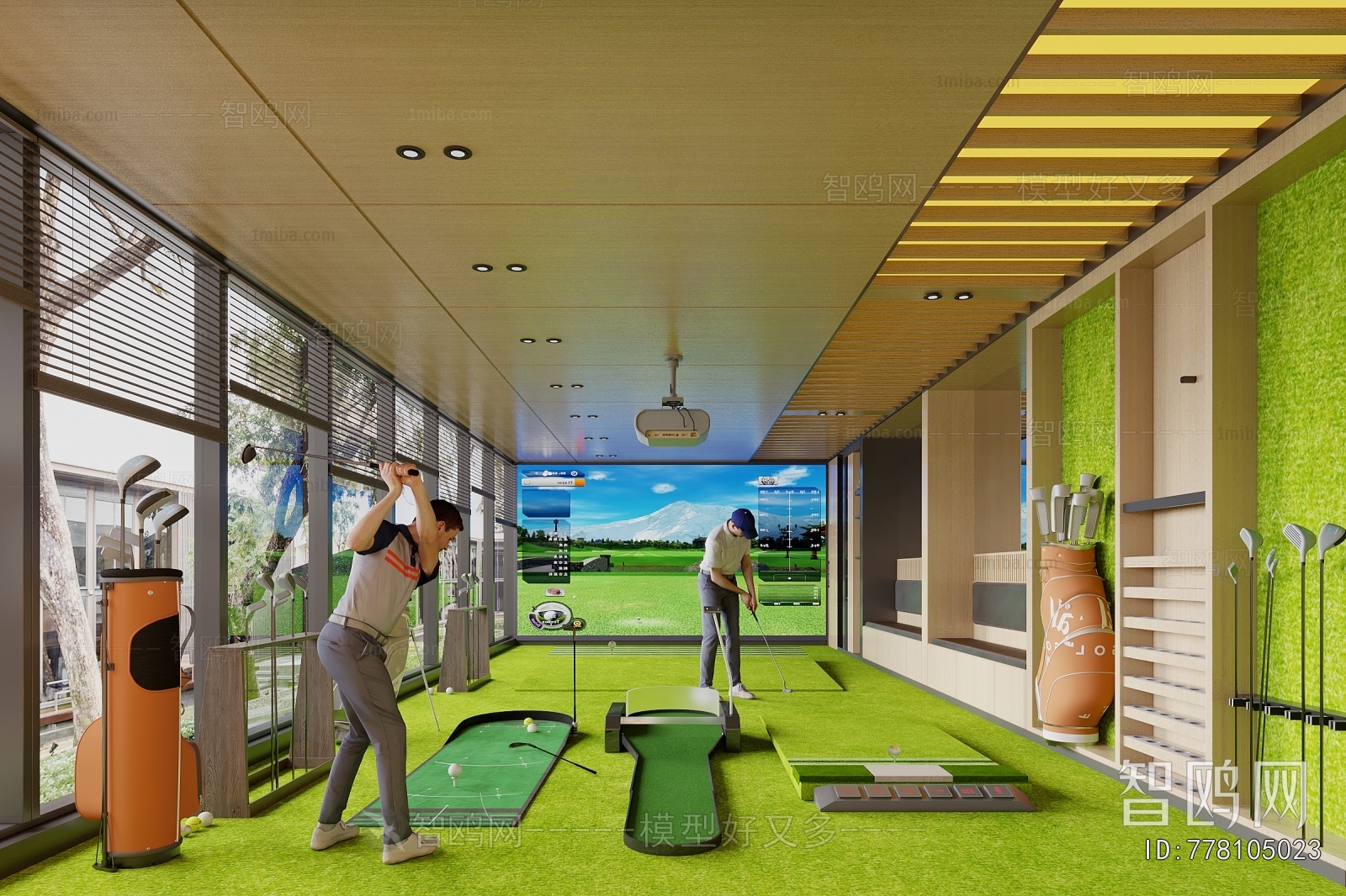 Modern Indoor Stadium