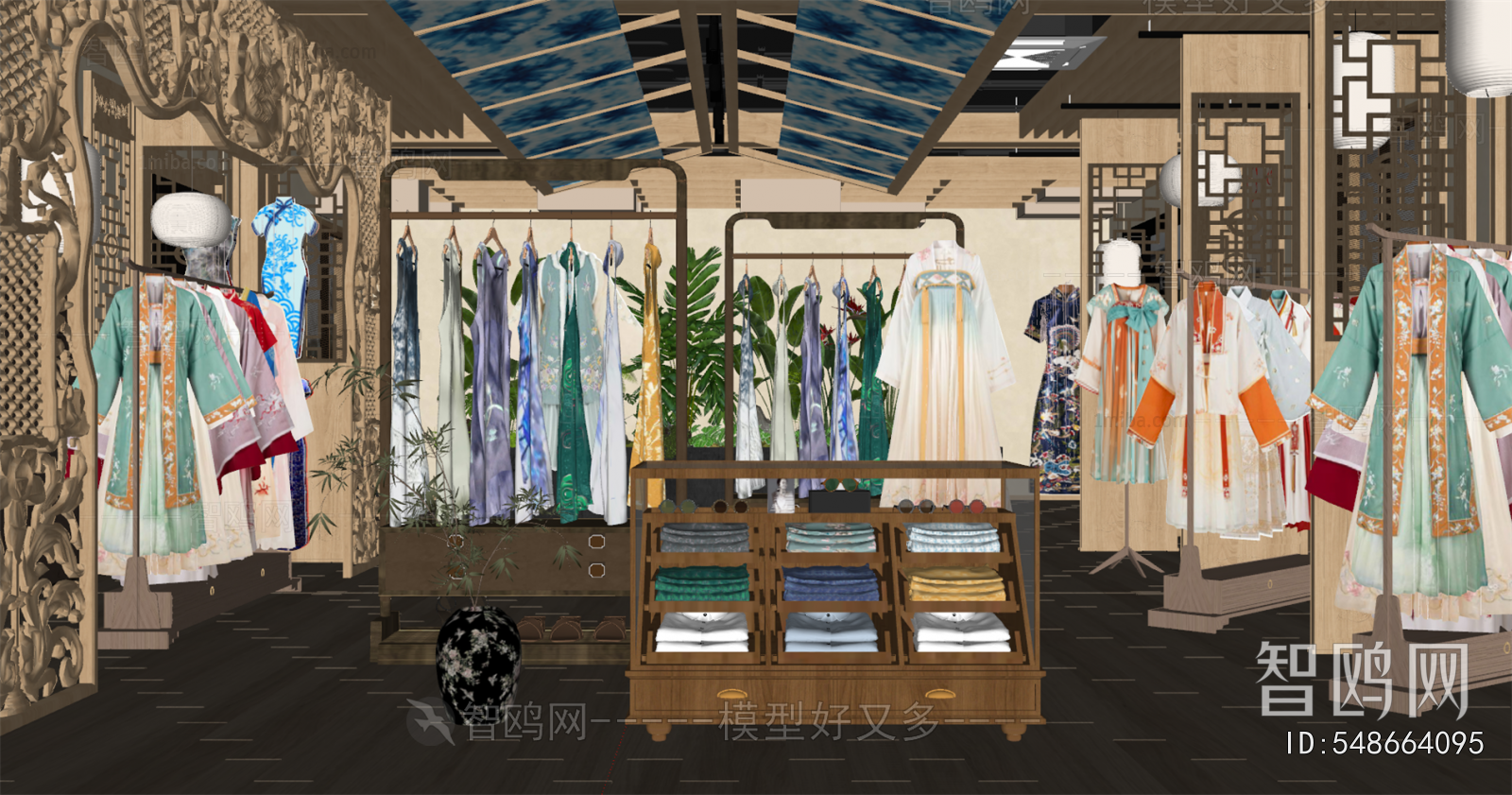 New Chinese Style Clothing Store