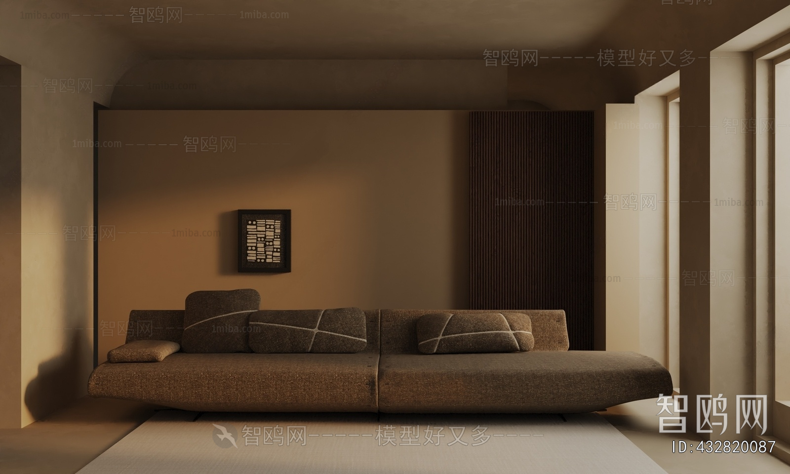 Wabi-sabi Style A Living Room