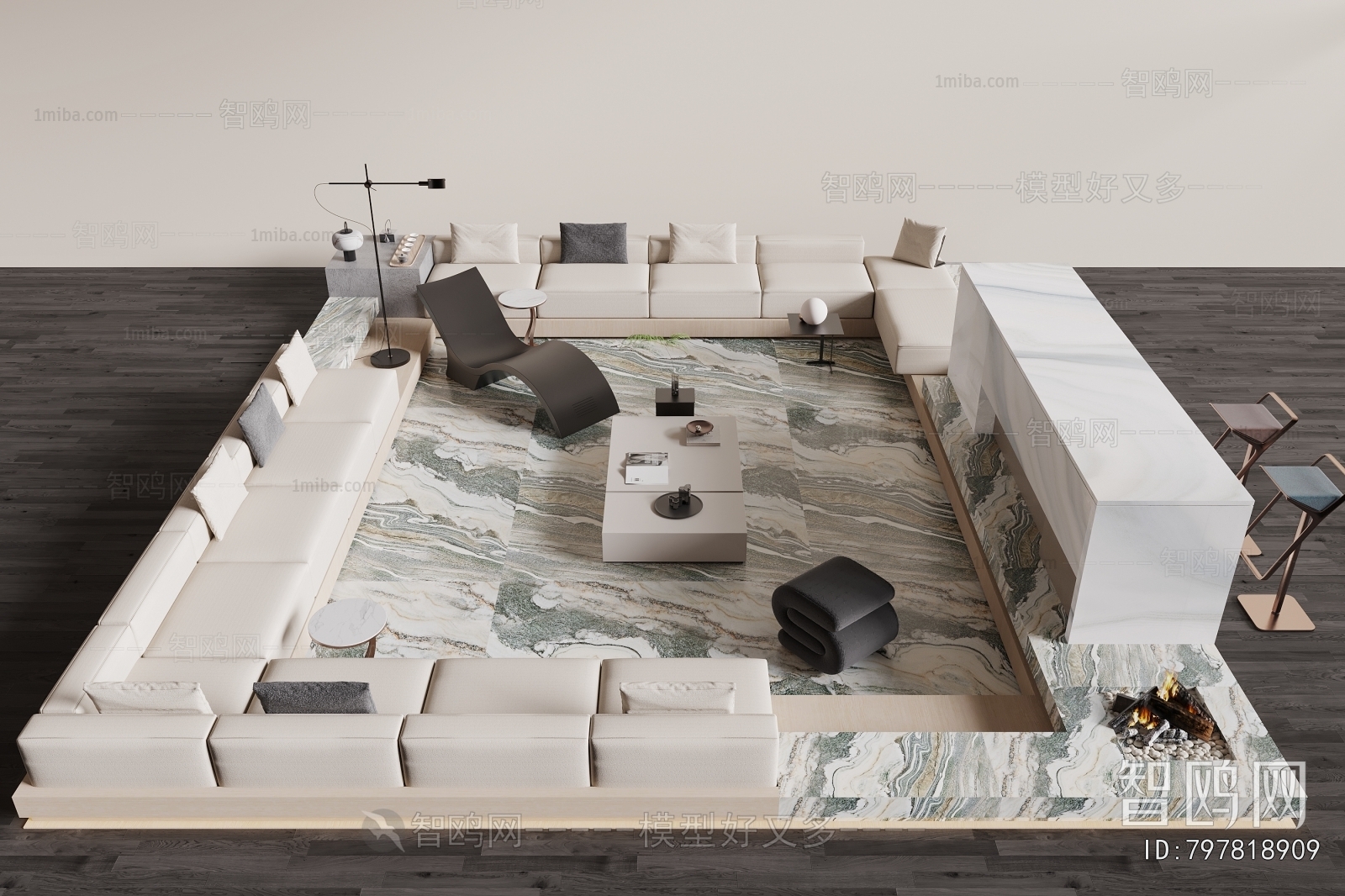 Modern Card Seat Sofa