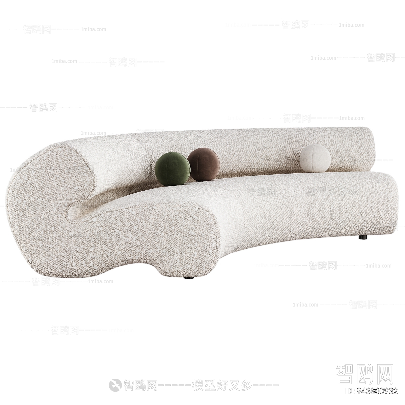 Modern Curved Sofa