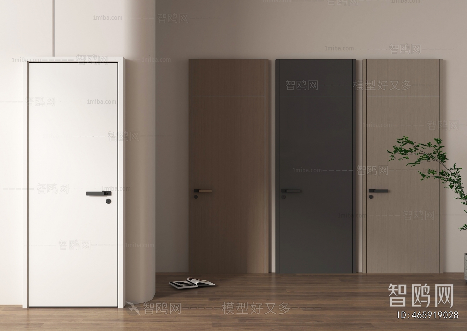 Modern Single Door