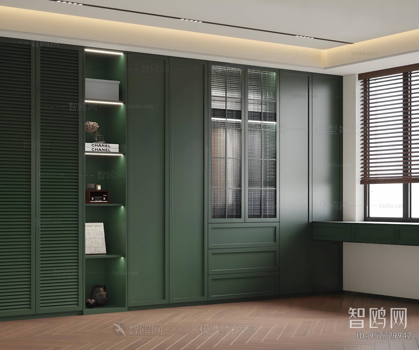 Modern Clothes Storage Area