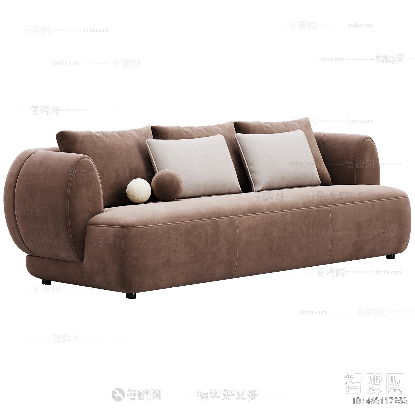 Modern Three-seat Sofa