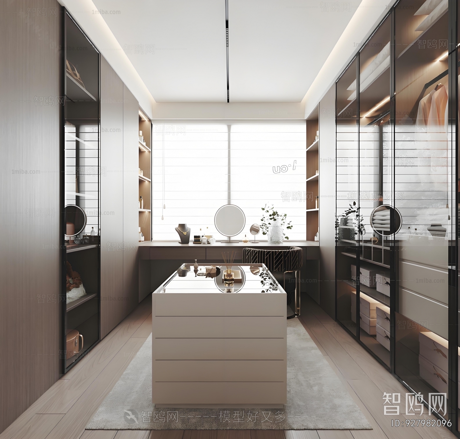 Modern Clothes Storage Area