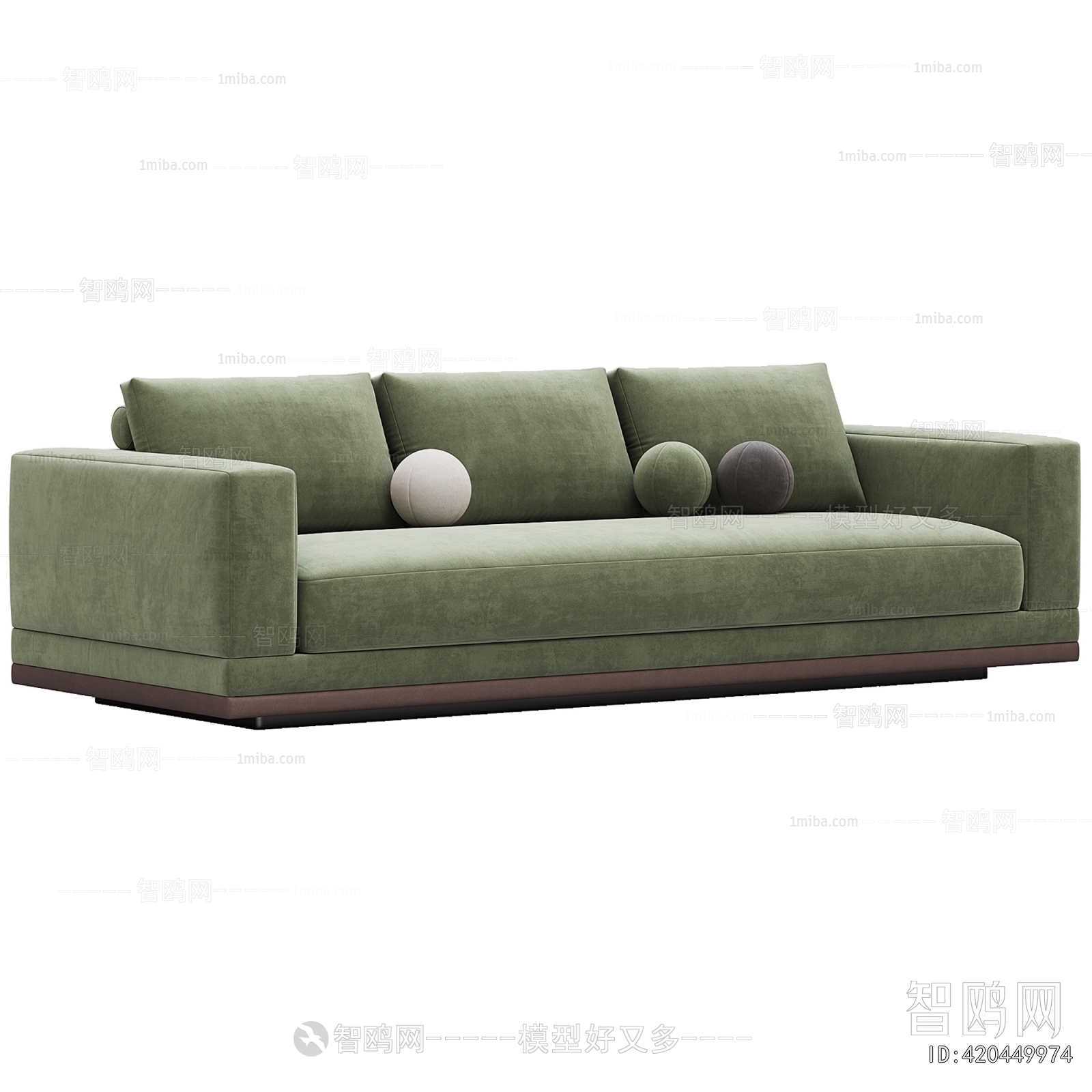 Modern Three-seat Sofa