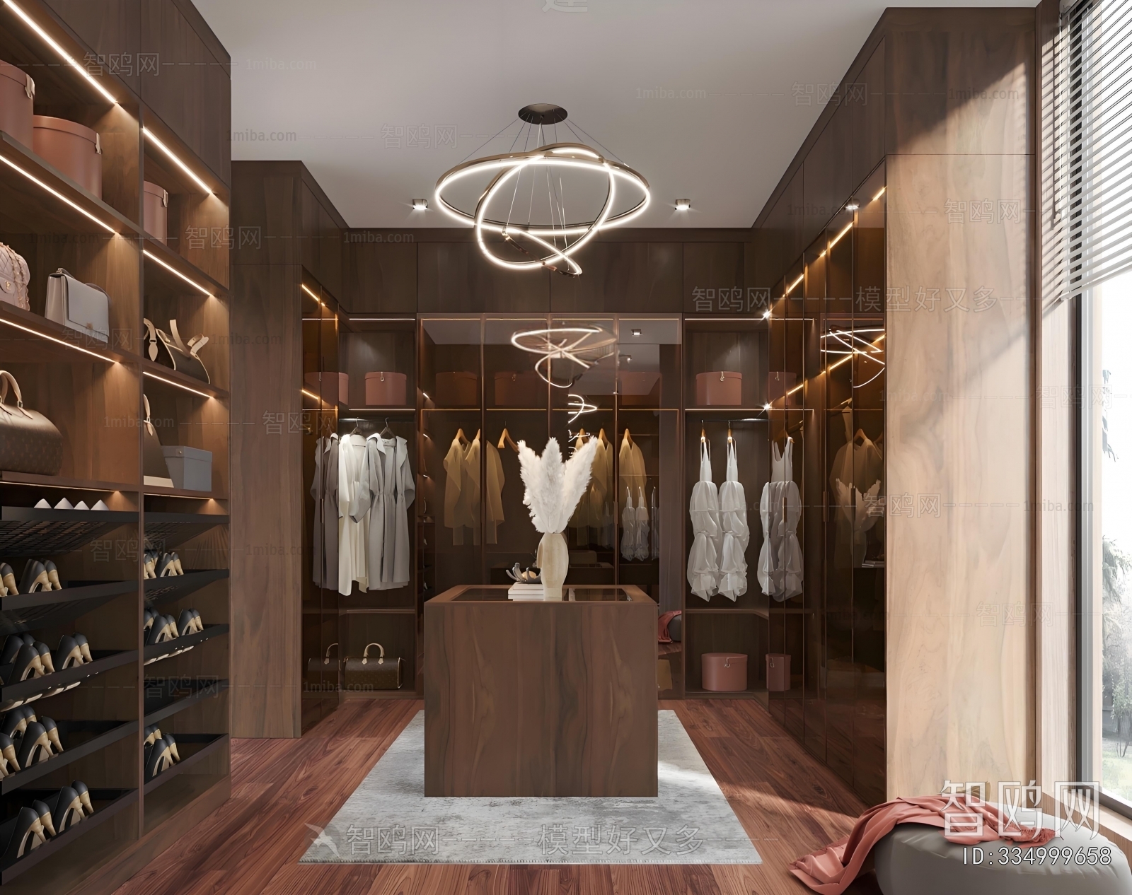 Modern Clothes Storage Area