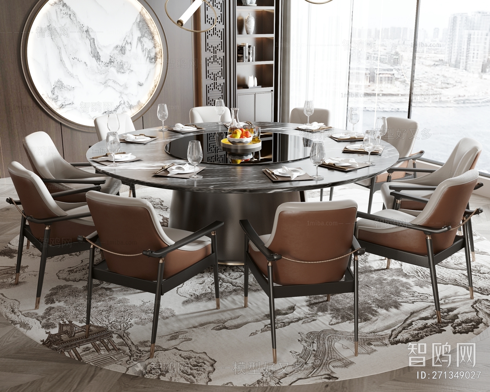 New Chinese Style Dining Table And Chairs