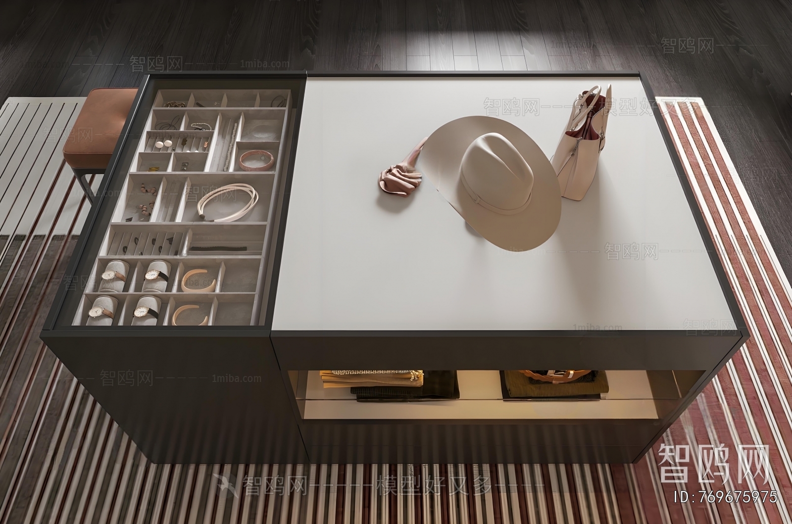 Modern Clothes Storage Area