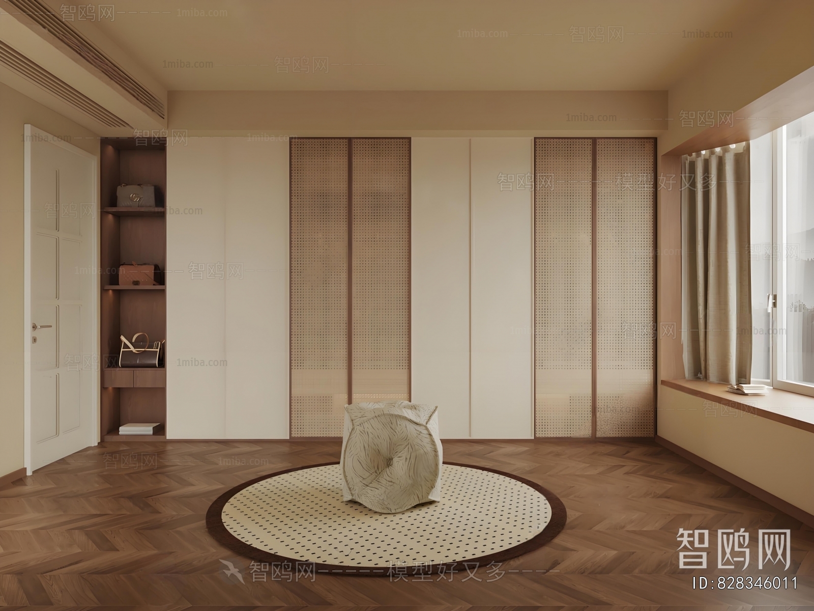 Modern Clothes Storage Area