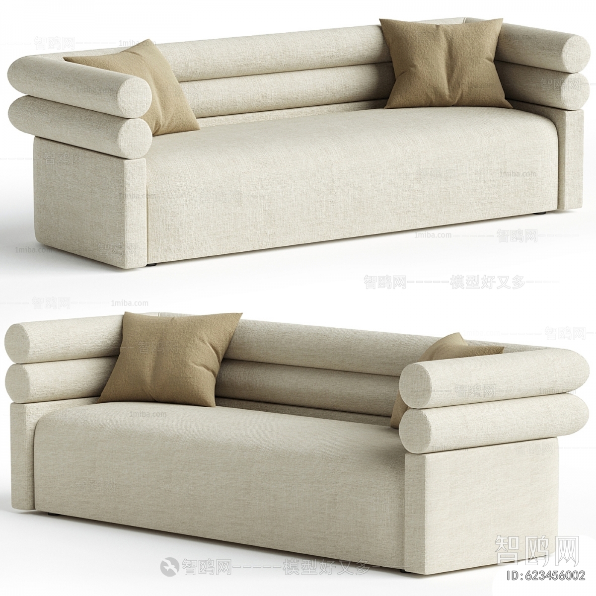 Modern Three-seat Sofa
