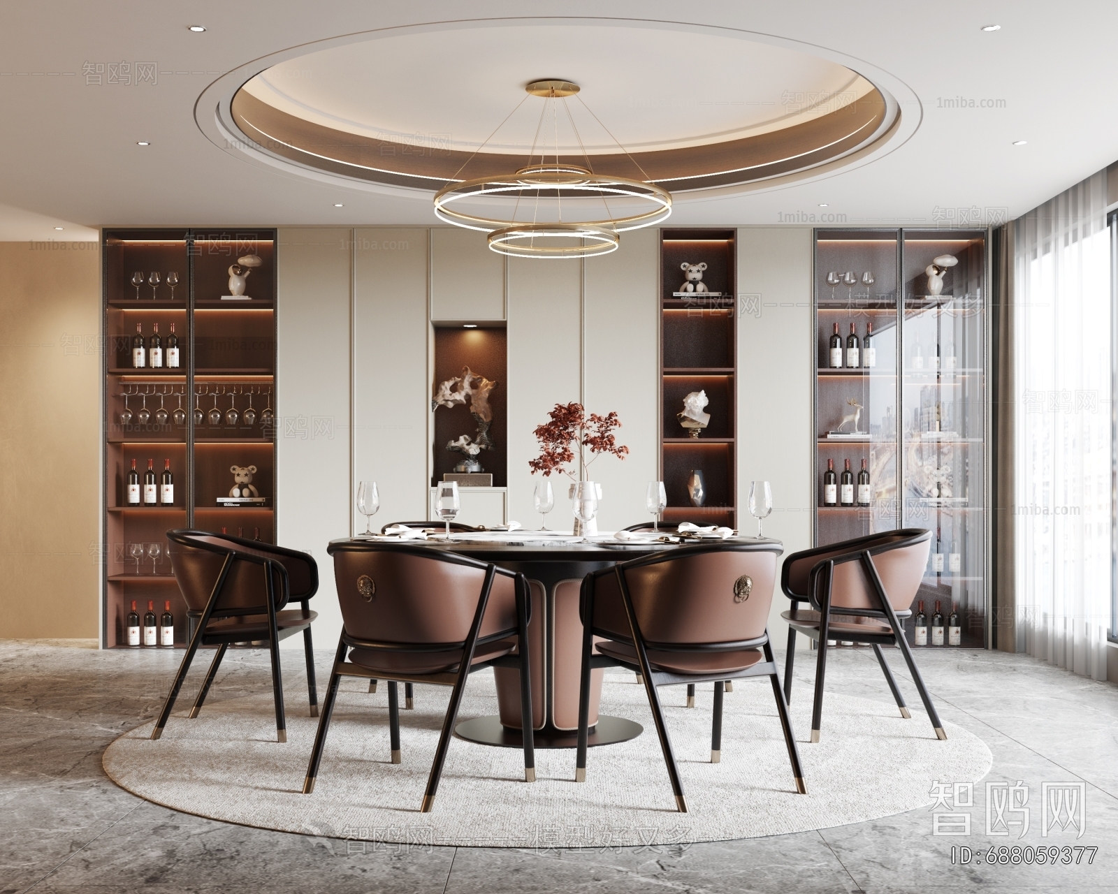 New Chinese Style Dining Room