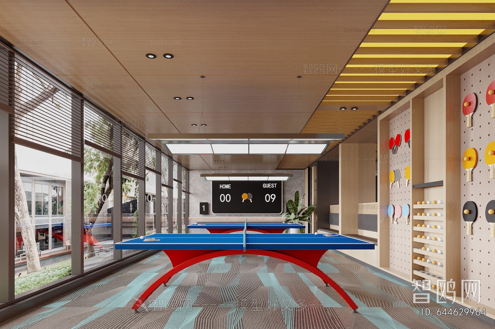 Modern Table Tennis Arena