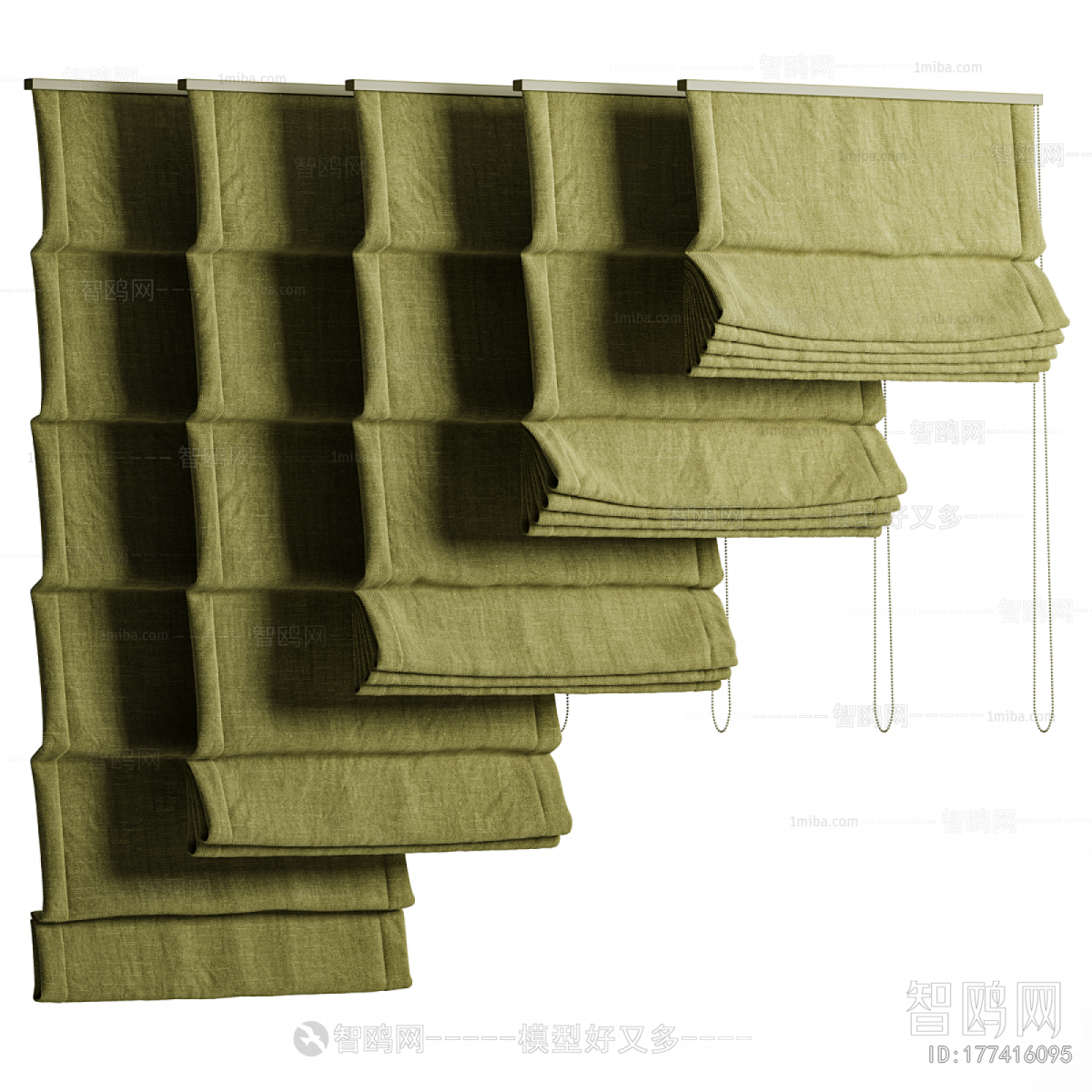 Modern Roman Curtain