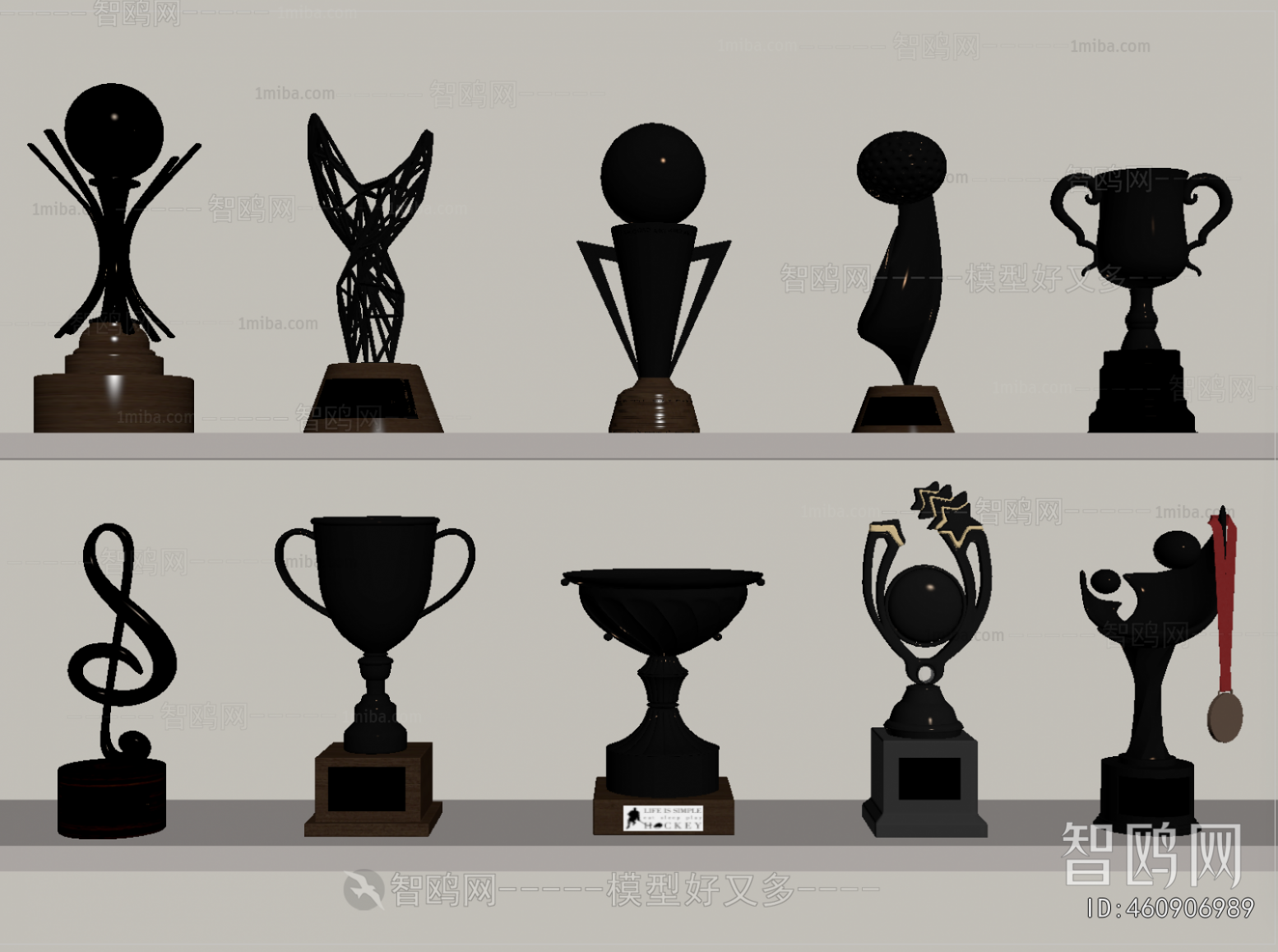 Modern Flag/badge/trophy/certificate