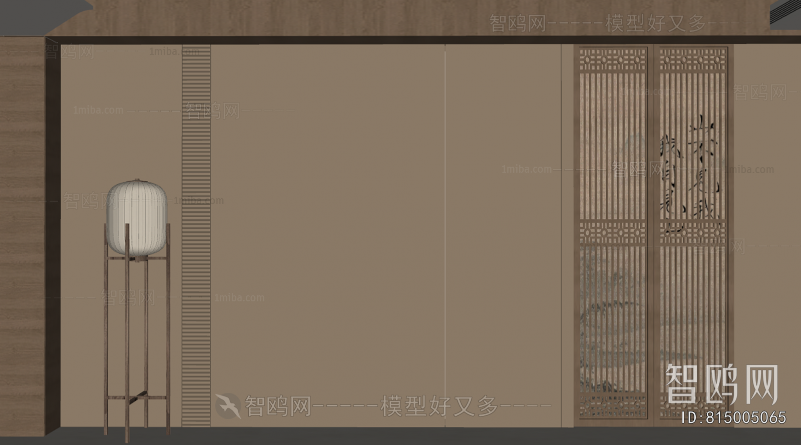 New Chinese Style TV Wall