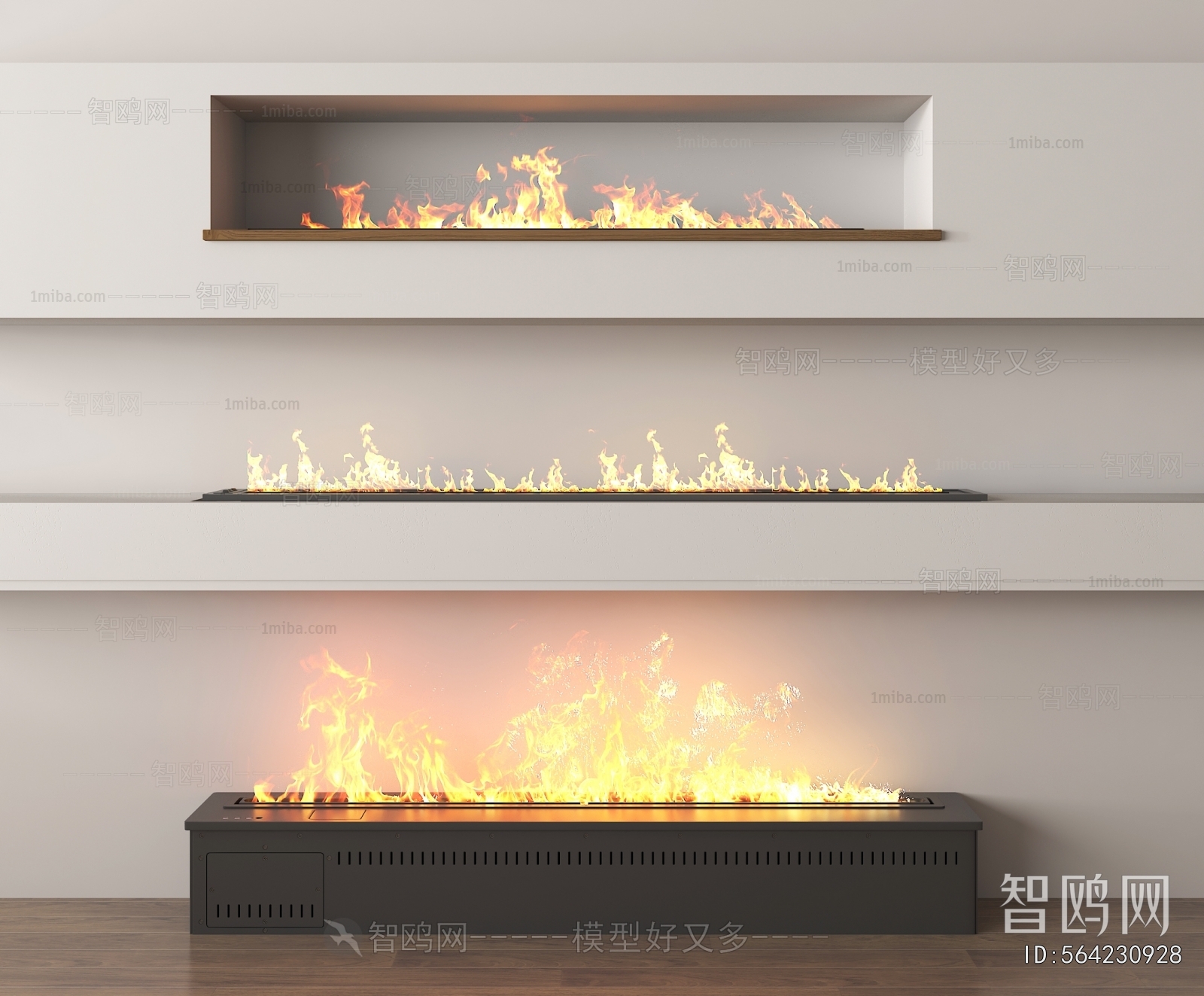 Modern Electronic Fireplace