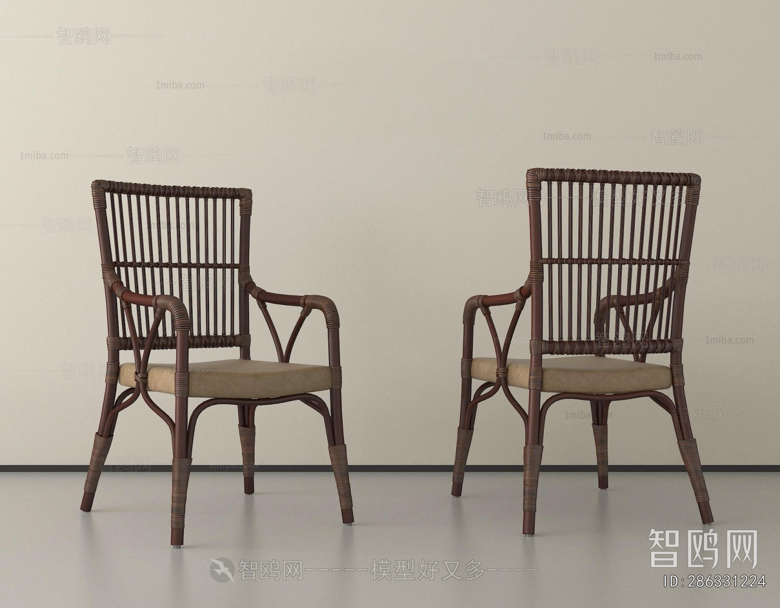 Wabi-sabi Style Lounge Chair