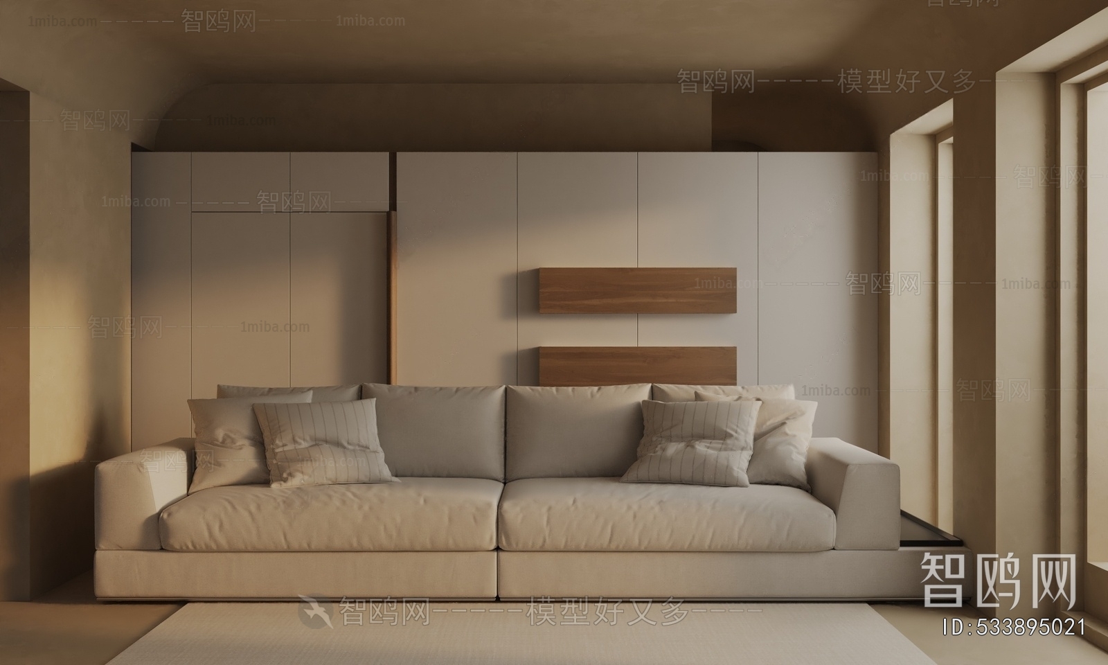 Wabi-sabi Style A Living Room