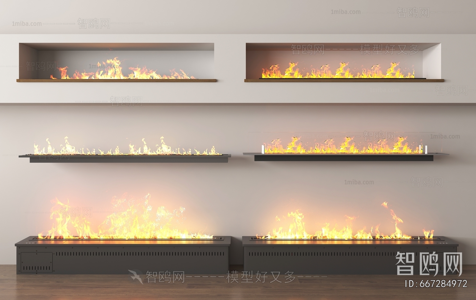 Modern Electronic Fireplace