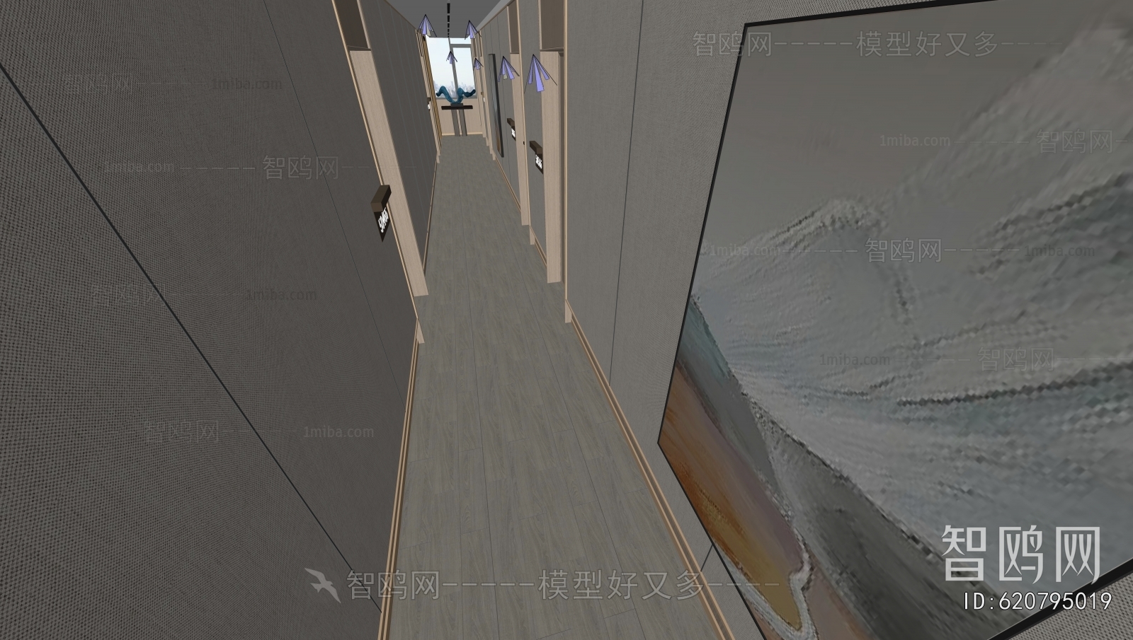 New Chinese Style Corridor