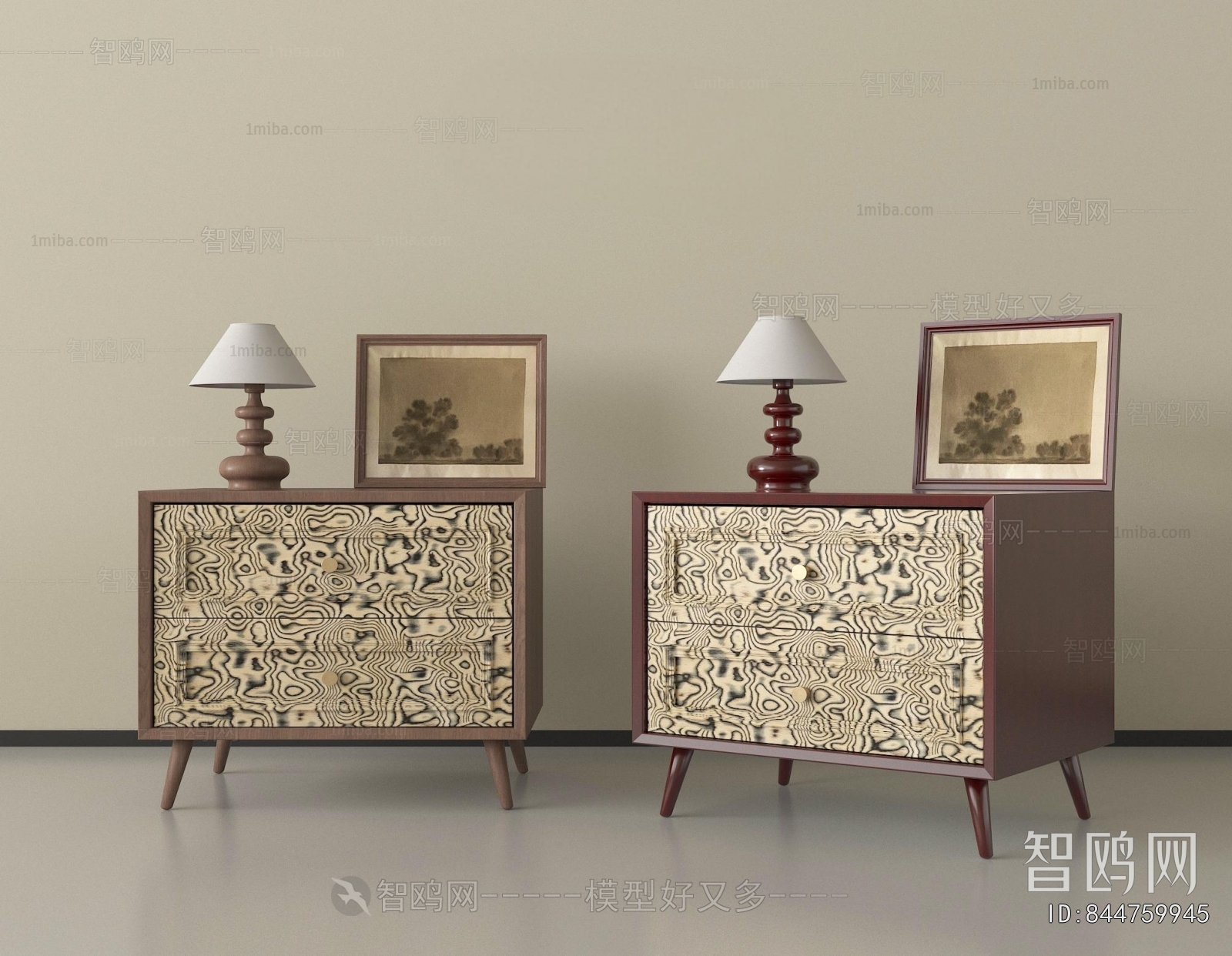 Modern Bedside Cupboard