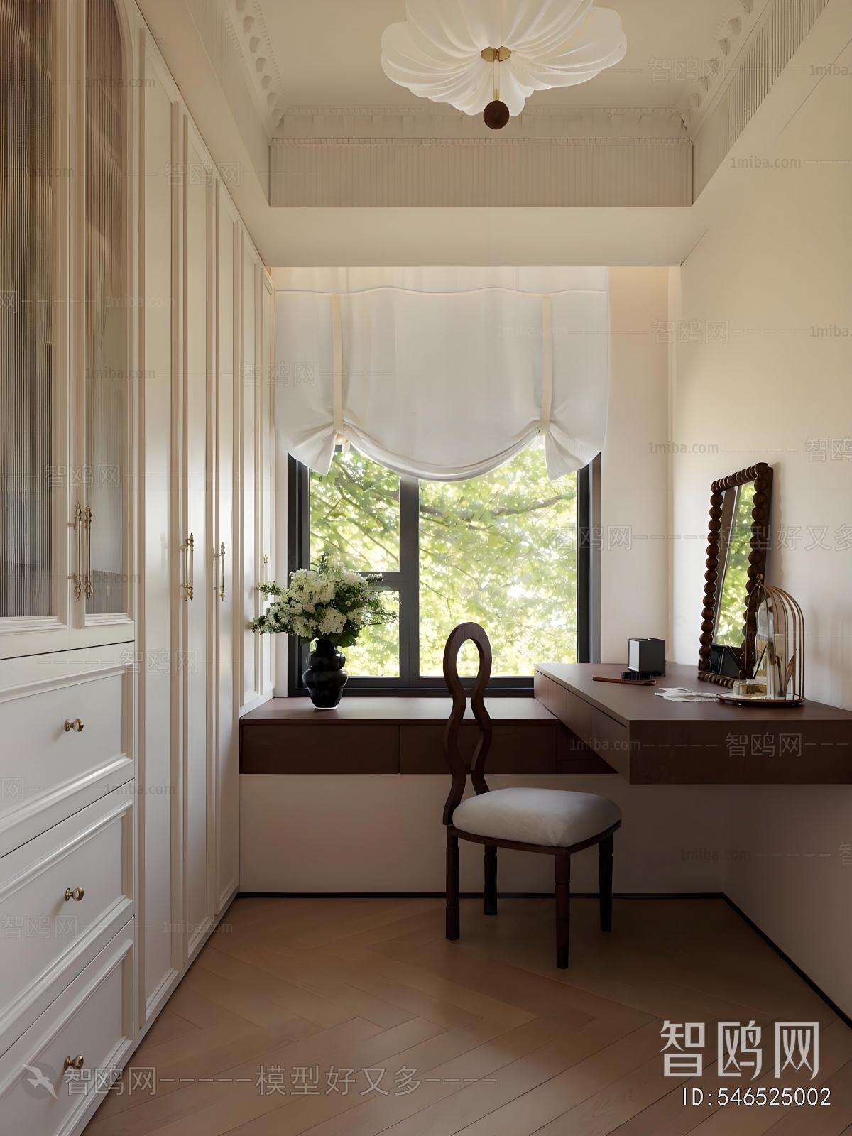 French Style Clothes Storage Area