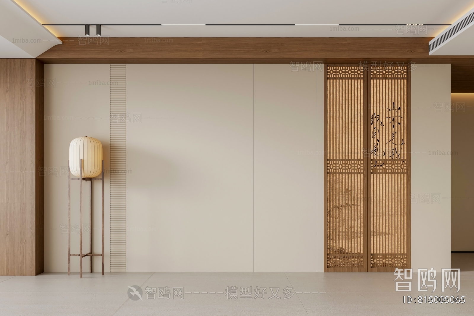 New Chinese Style TV Wall