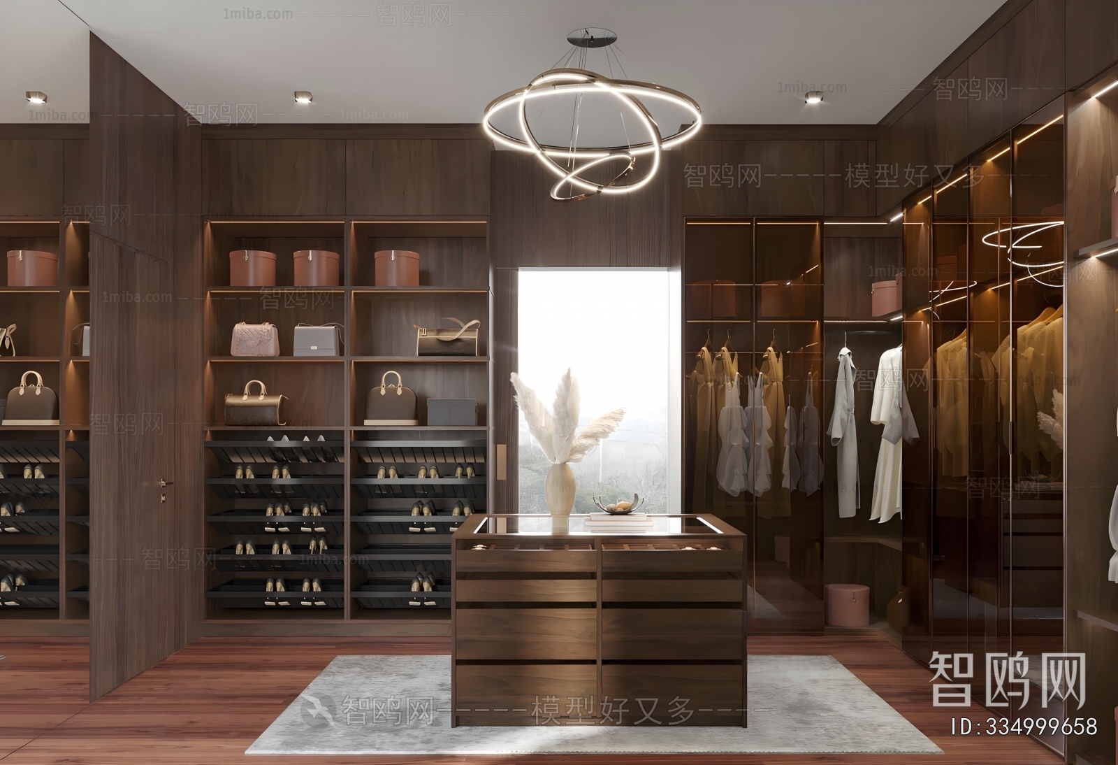 Modern Clothes Storage Area