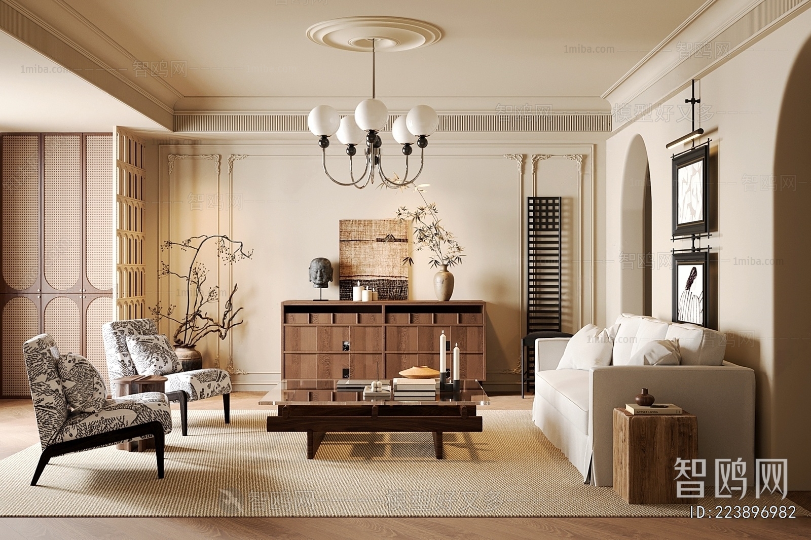 French Style A Living Room