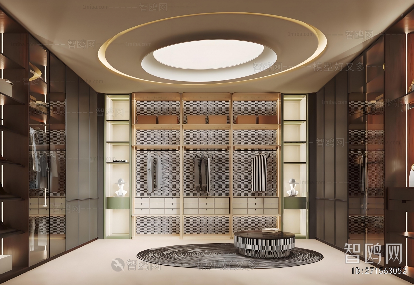 Modern Clothes Storage Area