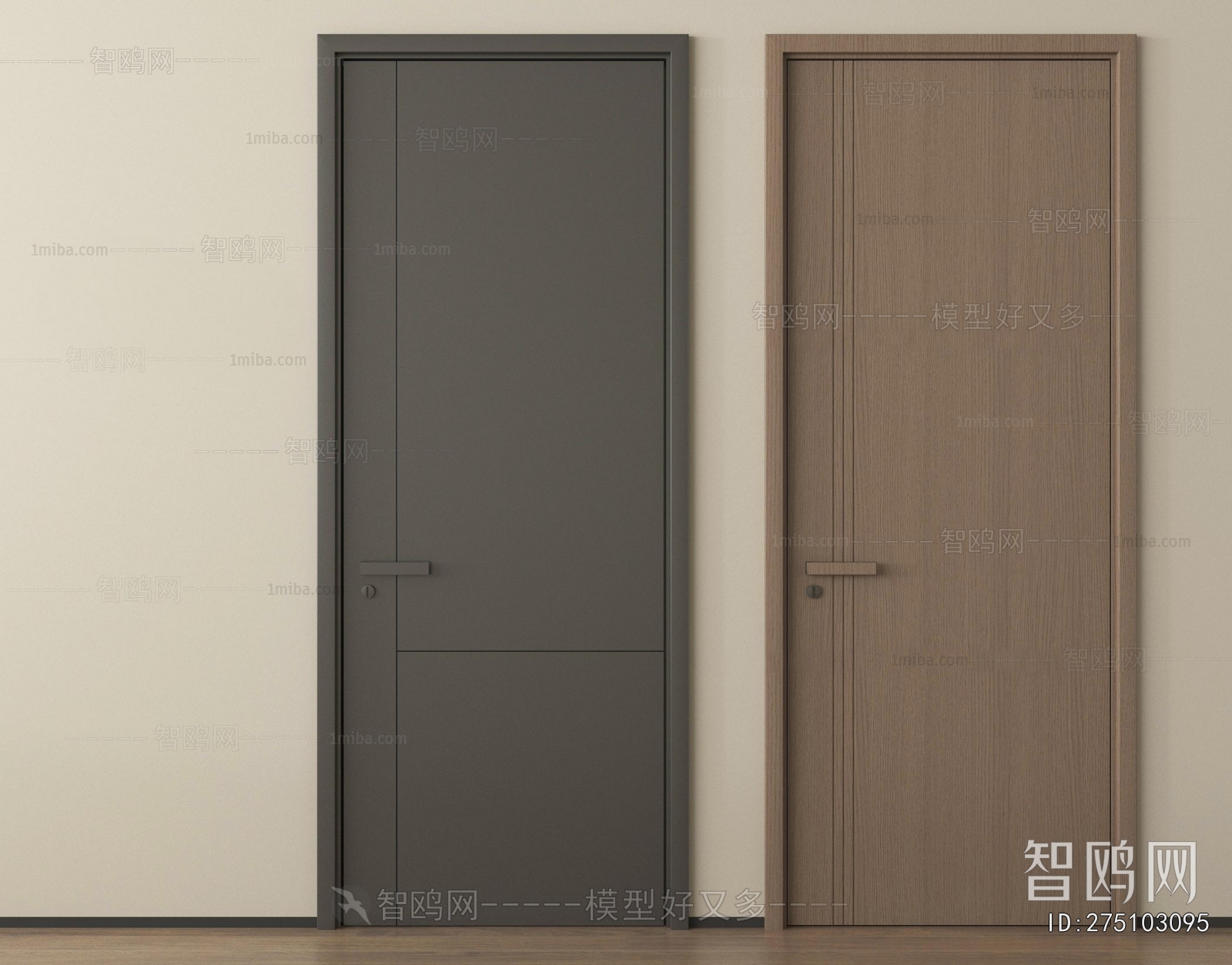 Modern Single Door