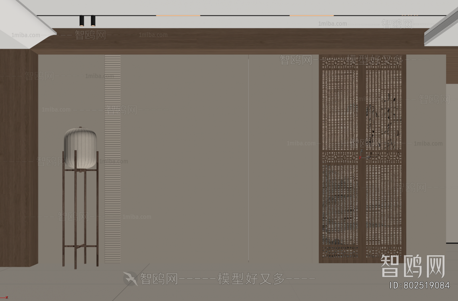 New Chinese Style TV Wall