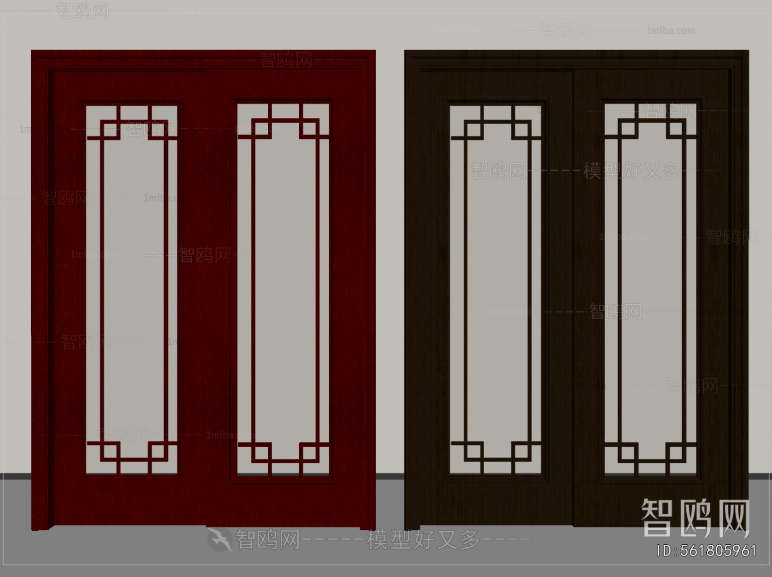 New Chinese Style Sliding Door