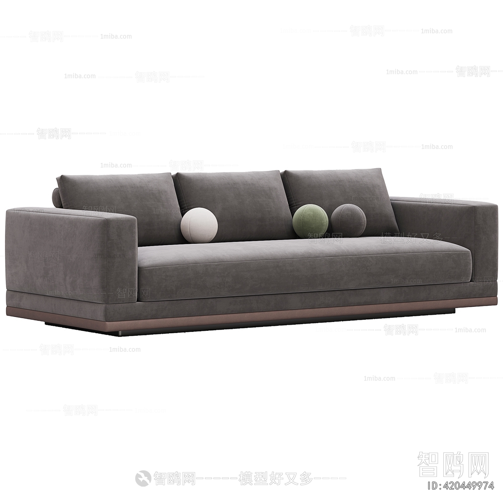 Modern Three-seat Sofa