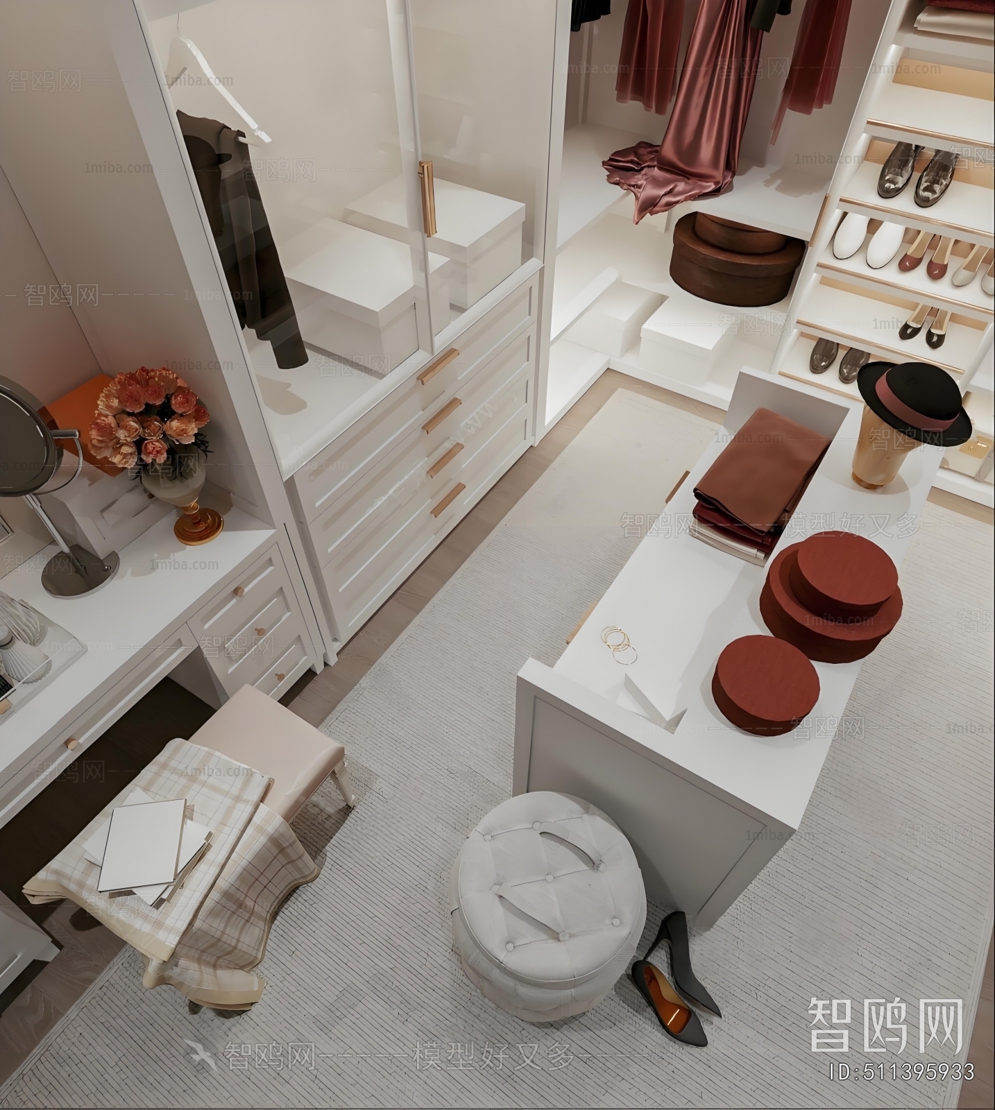 Modern Clothes Storage Area
