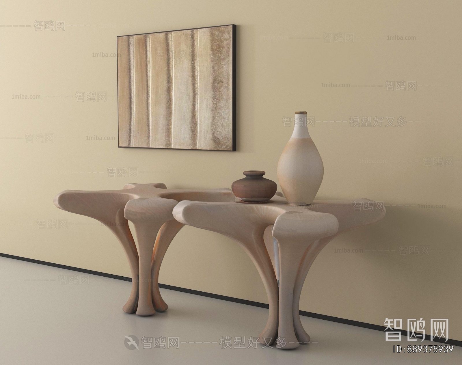 Wabi-sabi Style Console